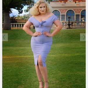 Pinup Couture Niagara dress in Lavender Size XL